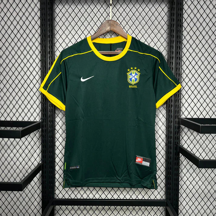 Retro Maillot Domicile Maillot Brésil 1998