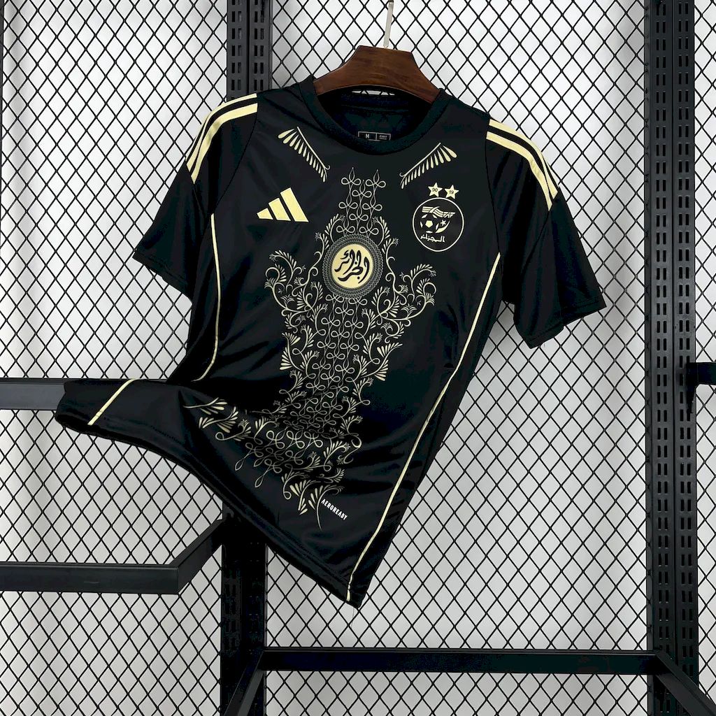 Algérie maillot foot noir 2024 2025 2026