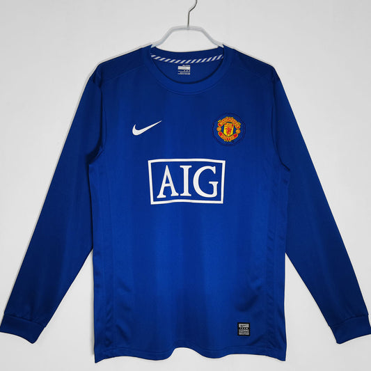Retro Maillot Blue Retro Maillot (Long Sleeve) - /09 Manchester United 2008