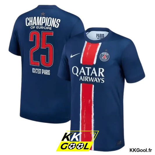 Maillot PSG Domicile 2024 2025 Spécial Champions League Adulte